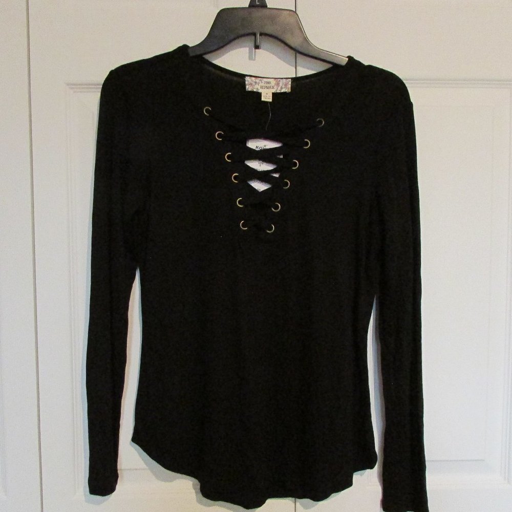 Kohl's Criss-Cross Rayon Long Sleeve